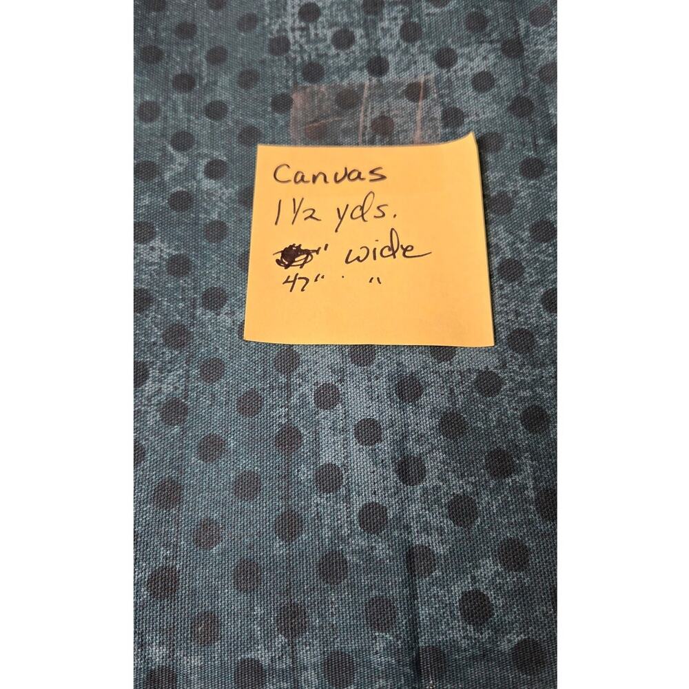 1 1/2 Yard Canvas Fabric